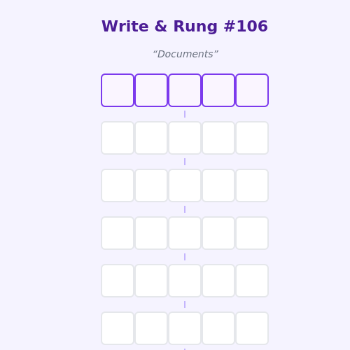 Write and Rung screen