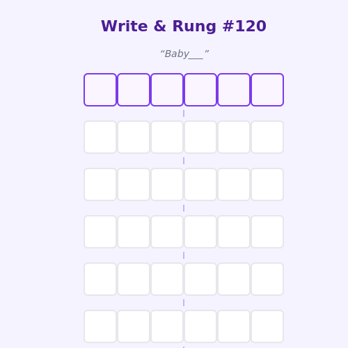 Write and Rung screen