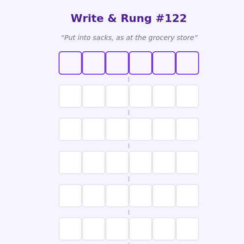 Write and Rung screen