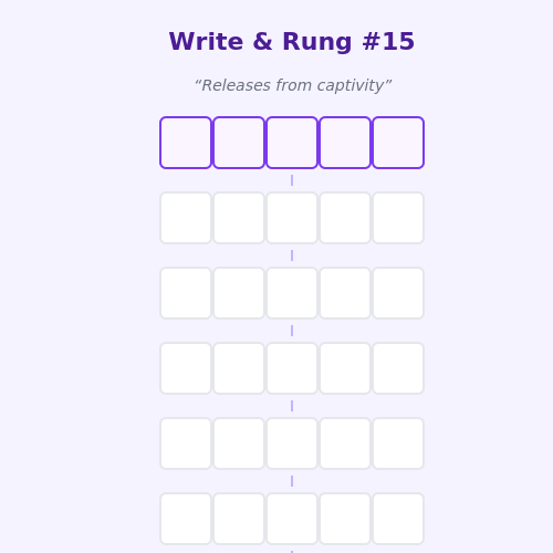 Write and Rung screen