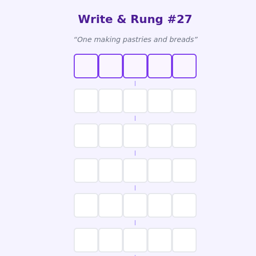 Write and Rung screen