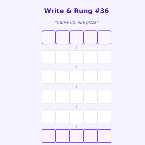 Write and Rung screen