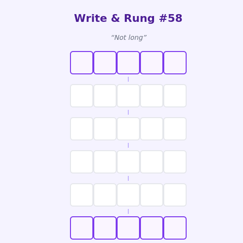 Write and Rung screen