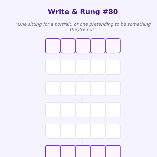 Write and Rung screen