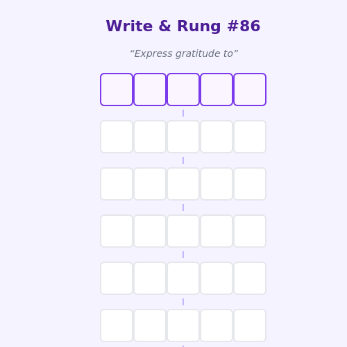 Write and Rung screen