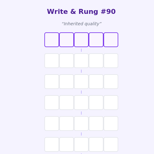 Write and Rung screen